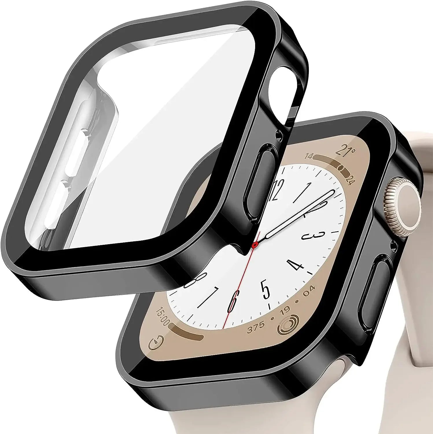 Apple Watch Tempered Glass Cover for Series 8 to 3
