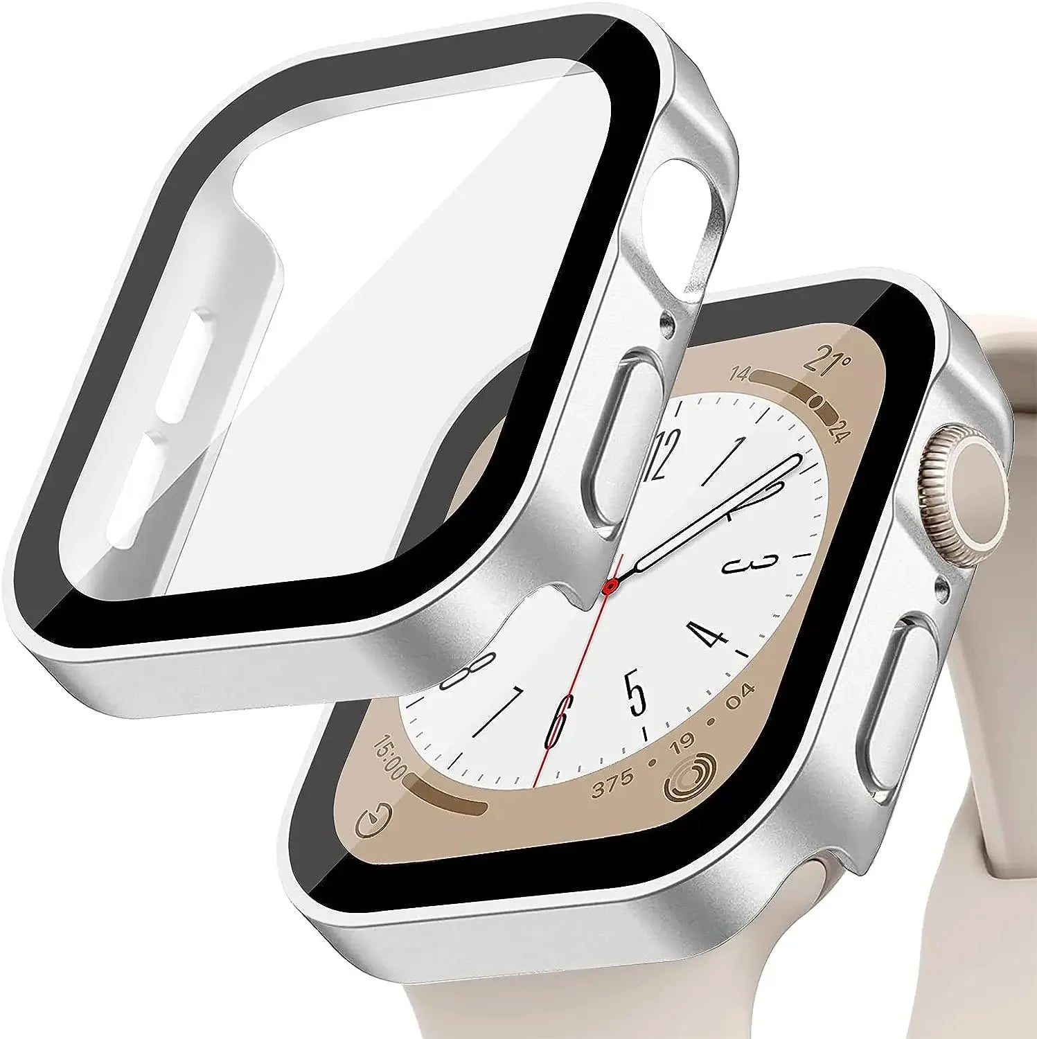 Apple Watch Tempered Glass Cover for Series 8 to 3