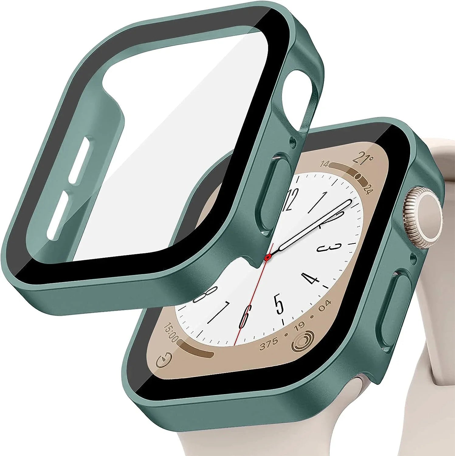 Apple Watch Tempered Glass Cover for Series 8 to 3