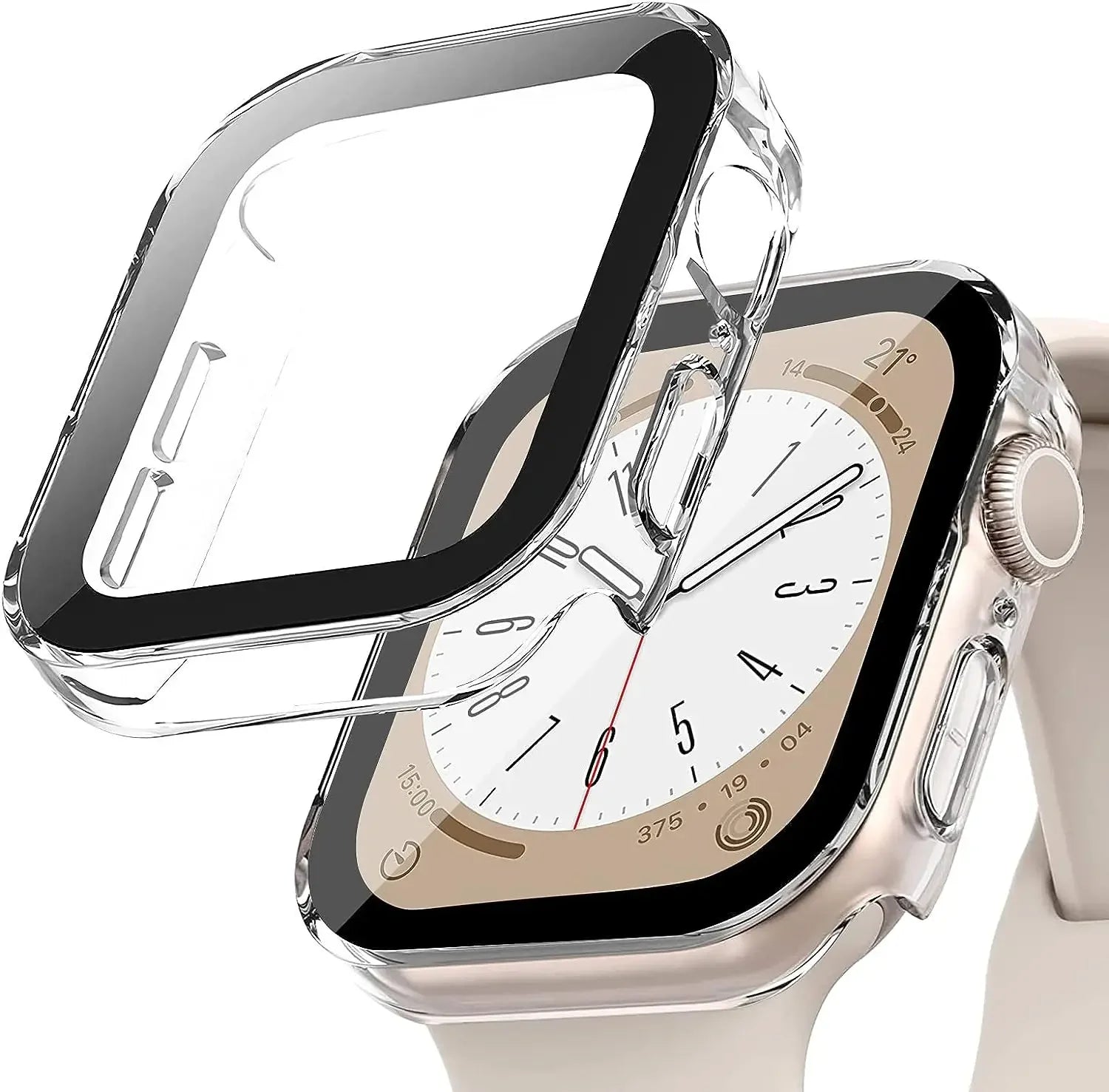 Apple Watch Tempered Glass Cover for Series 8 to 3