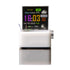 Crystal Cube Photo Display Holographic Desktop Smart Weather Station Digital Clock with GIF Animations Album