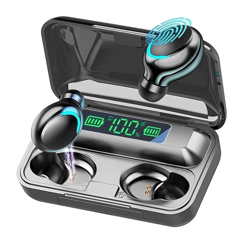 Wireless Bluetooth Earbuds with Charging Case – HiFi Stereo Sound