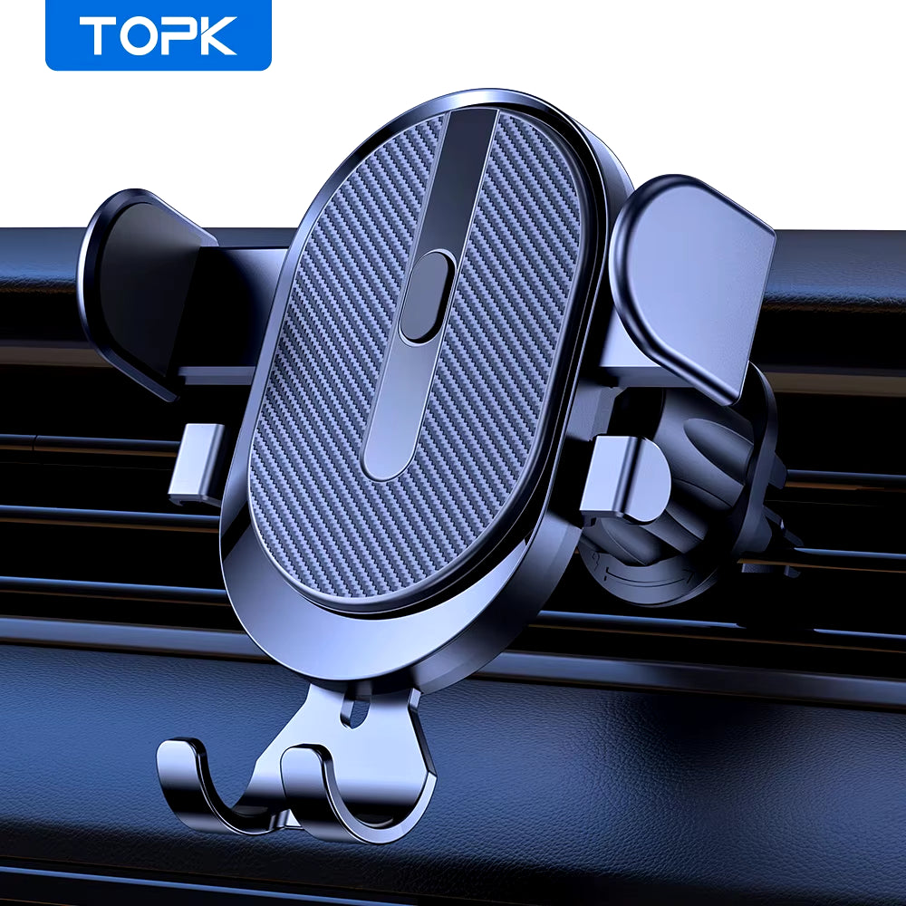 Car Phone Holder with Hook Clip – Universal Air Vent Mount