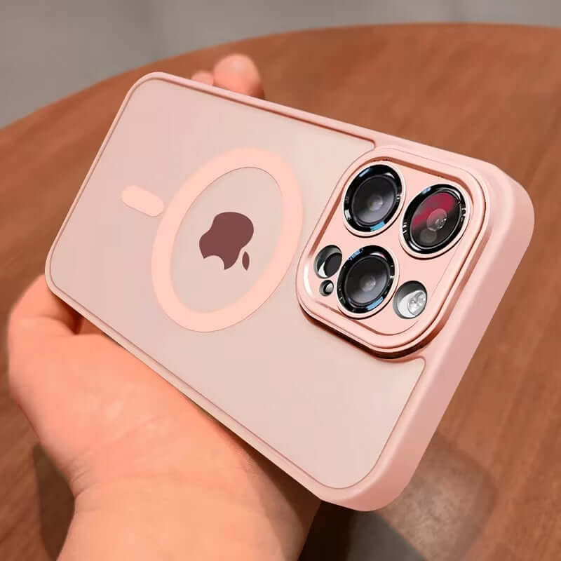 Magnetic Matte Translucent iPhone Case - Luxury Protection