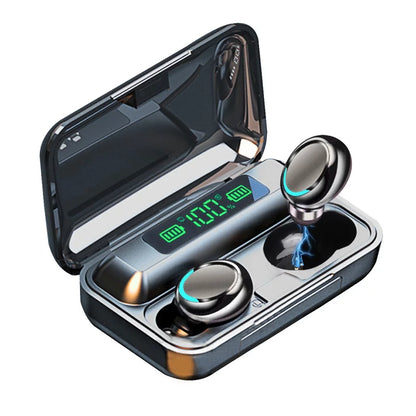 Wireless Bluetooth Earbuds with Charging Case – HiFi Stereo Sound