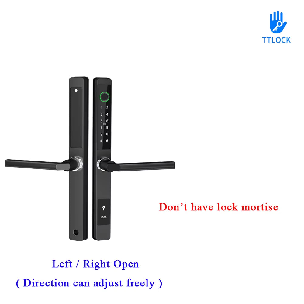 Waterproof Smart Lock – Fingerprint, Password &amp; Card Access for Sliding Doors