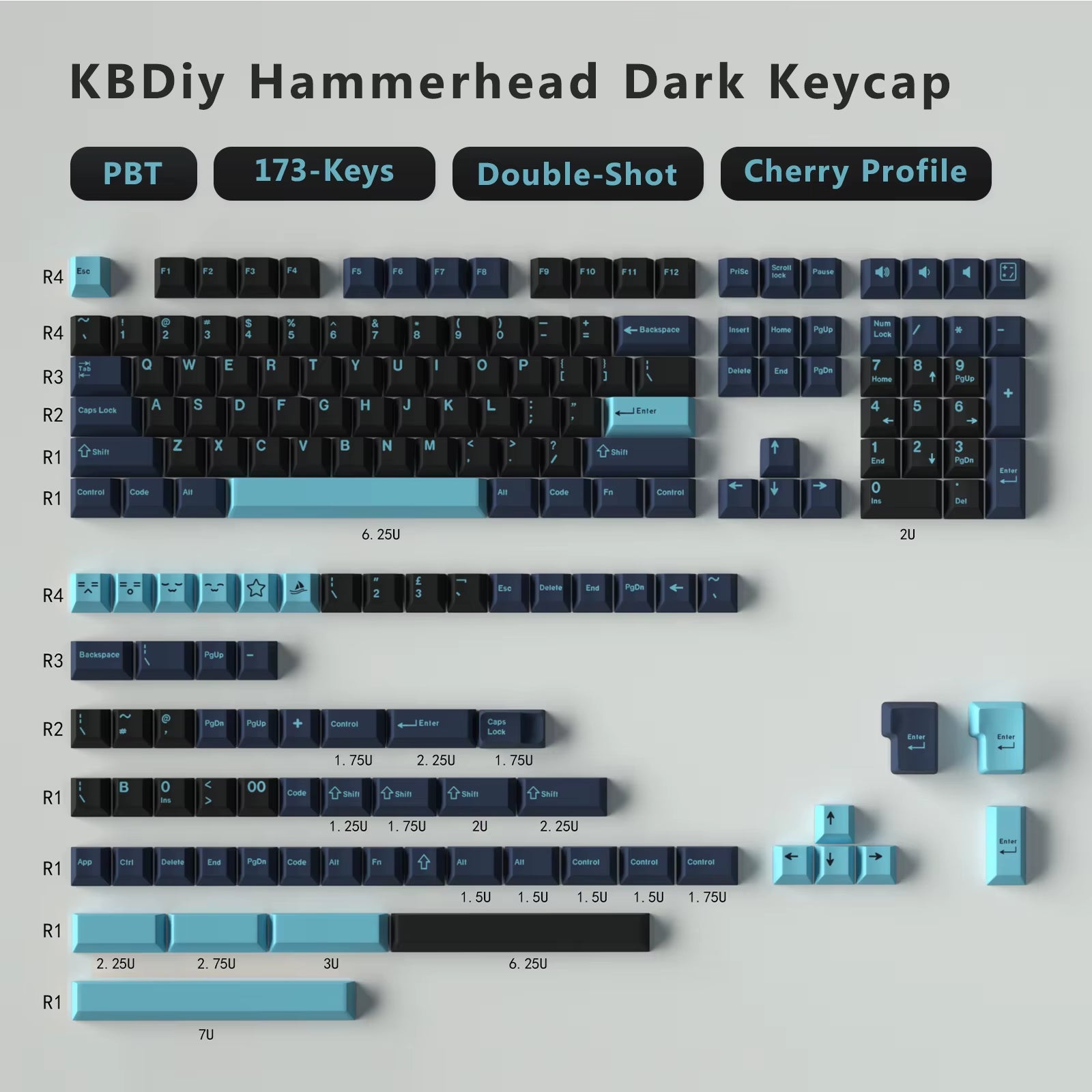 176 KeysSet Cherry