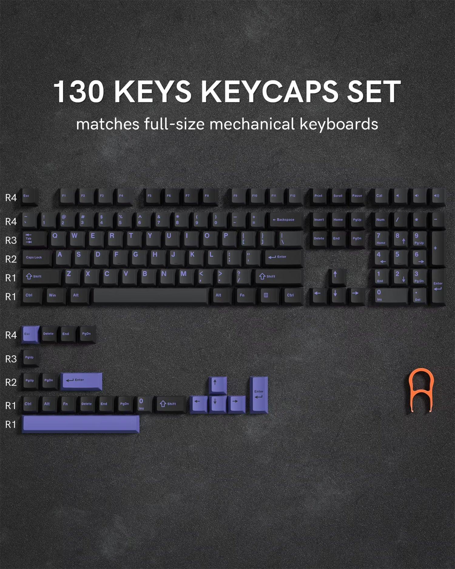 168 Keys Double Shot PBT Keycap Custom Keycap Cherry Profile Keyboard Keycaps for Cherry Gateron MX Switches Gaming Keyboard