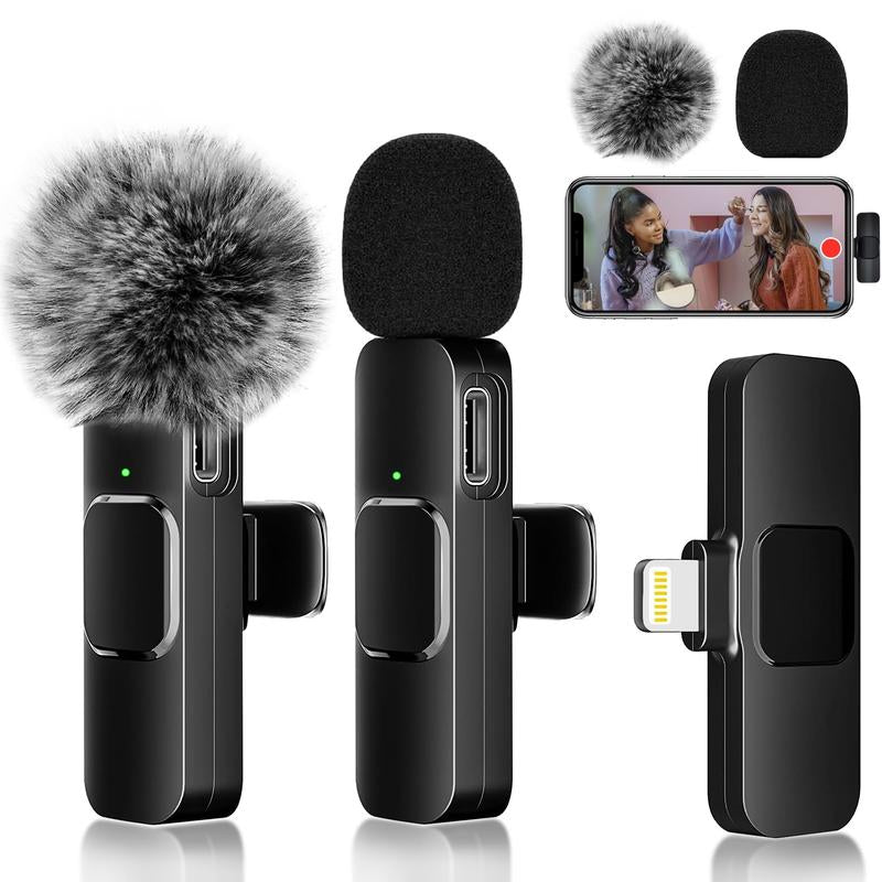 2-Pack Wireless Lavalier