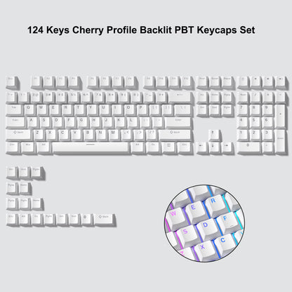 138 Keys Retro Brown Gray PBT Keycap – Mechanical Keyboard Keycap Set