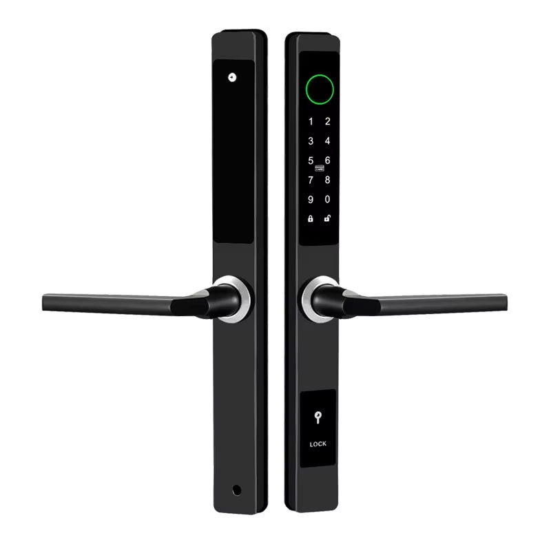 Waterproof Smart Lock – Fingerprint, Password &amp; Card Access for Sliding Doors