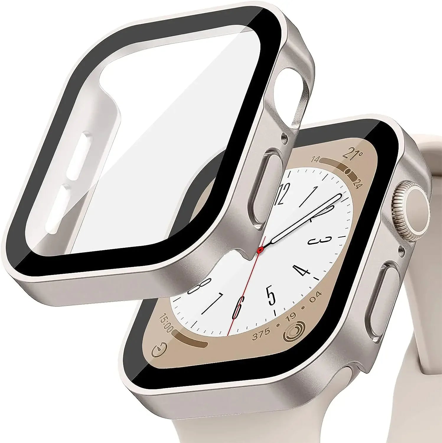 Apple Watch Tempered Glass Cover for Series 8 to 3