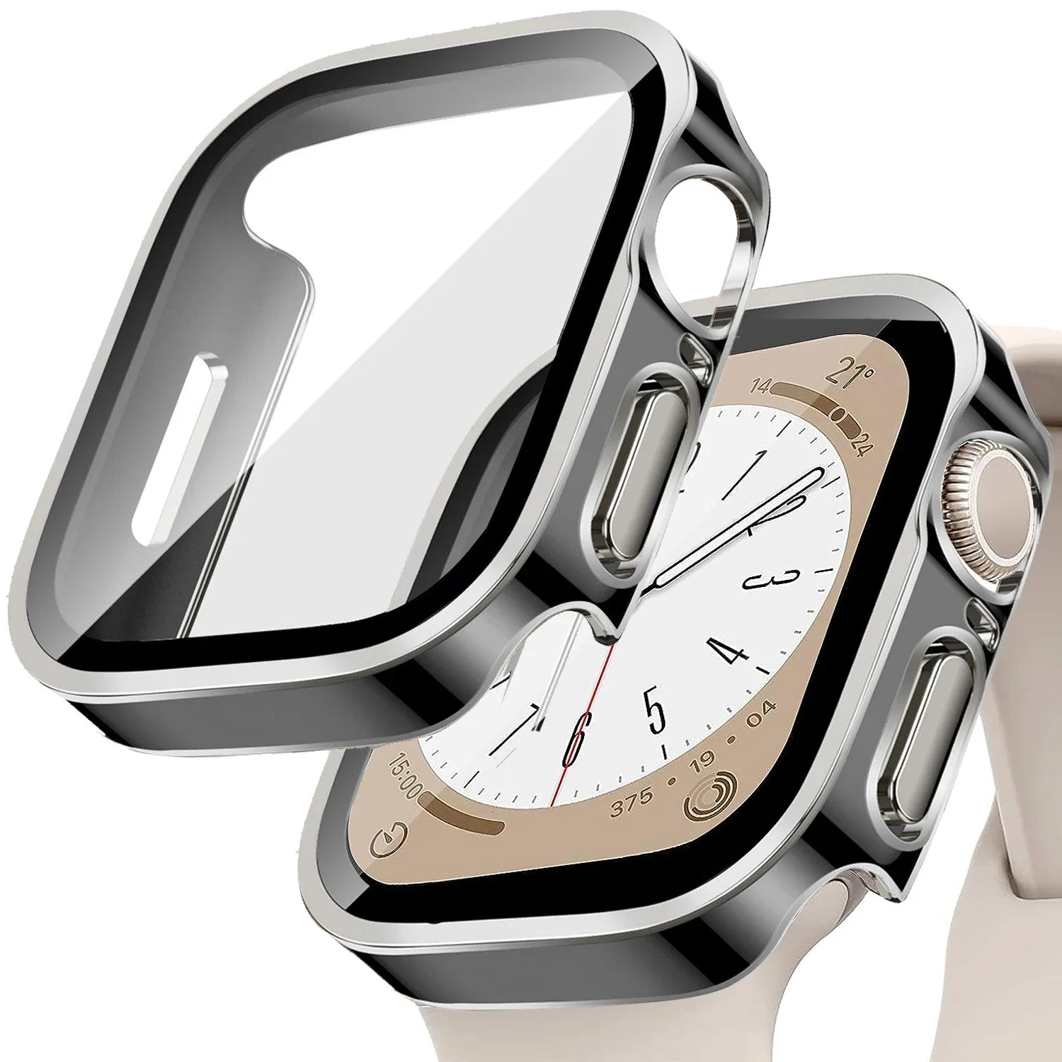 Apple Watch Tempered Glass Cover for Series 8 to 3