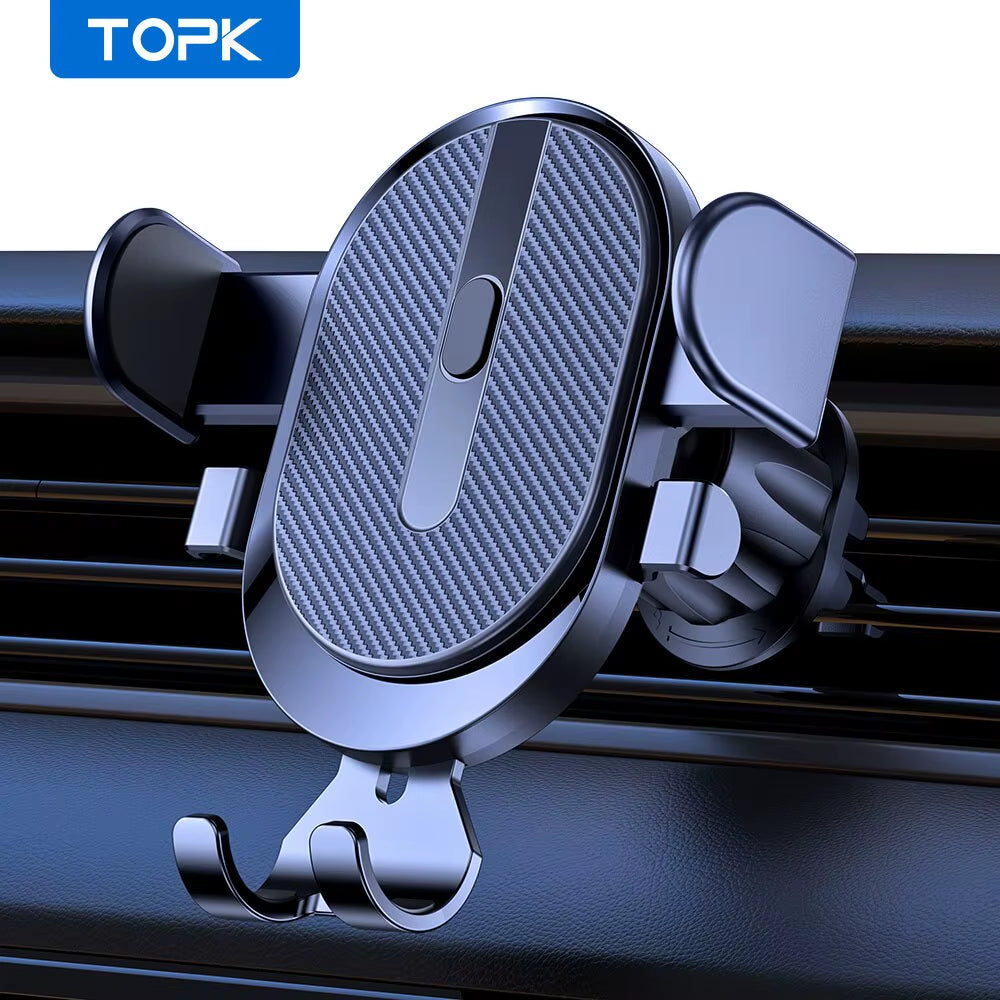 Car Phone Holder with Hook Clip – Universal Air Vent Mount