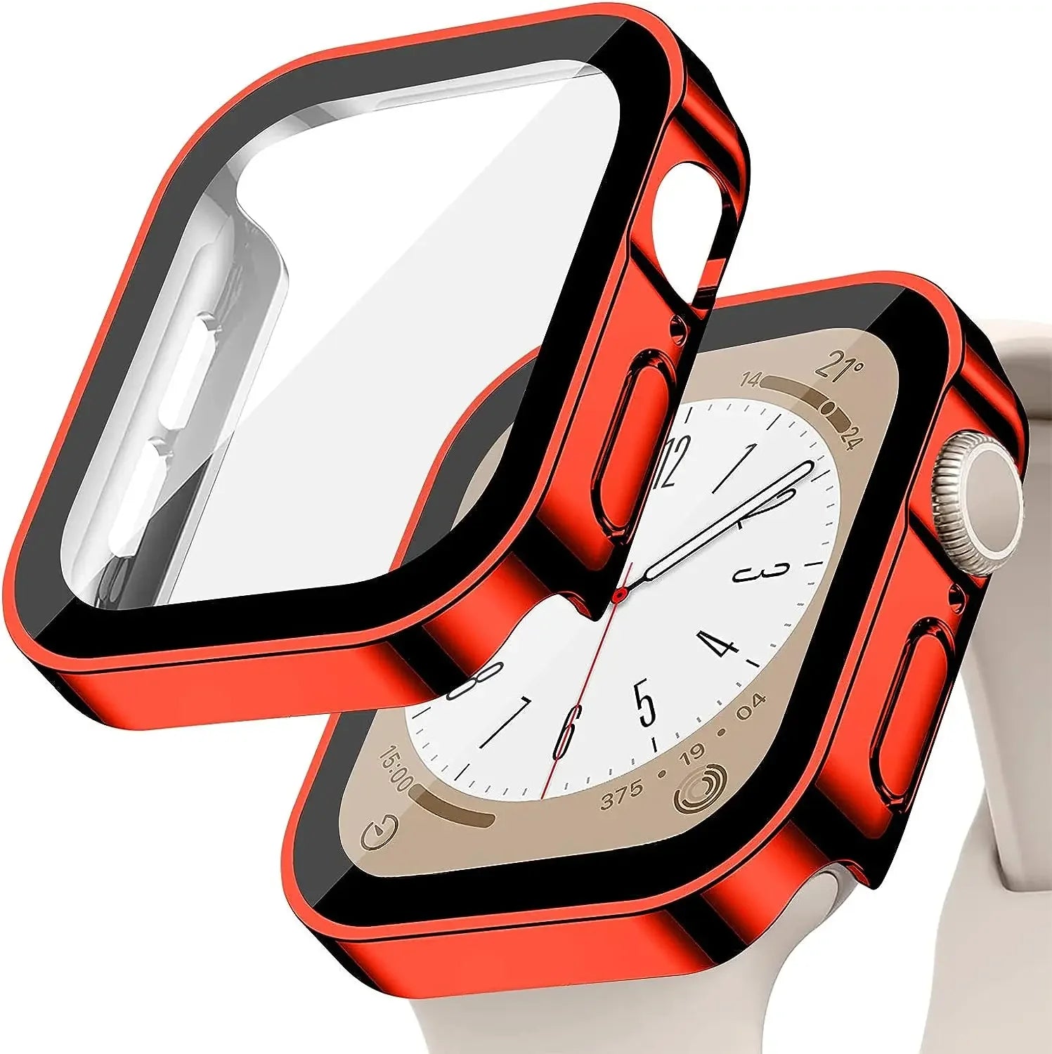 Apple Watch Tempered Glass Cover for Series 8 to 3