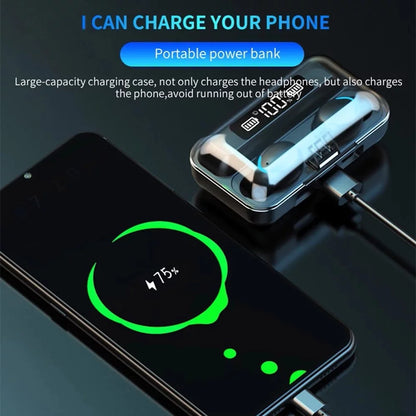Wireless Bluetooth Earbuds with Charging Case – HiFi Stereo Sound