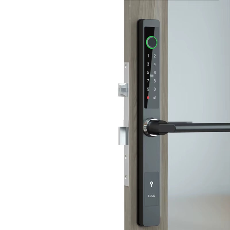 Waterproof Smart Lock – Fingerprint, Password &amp; Card Access for Sliding Doors