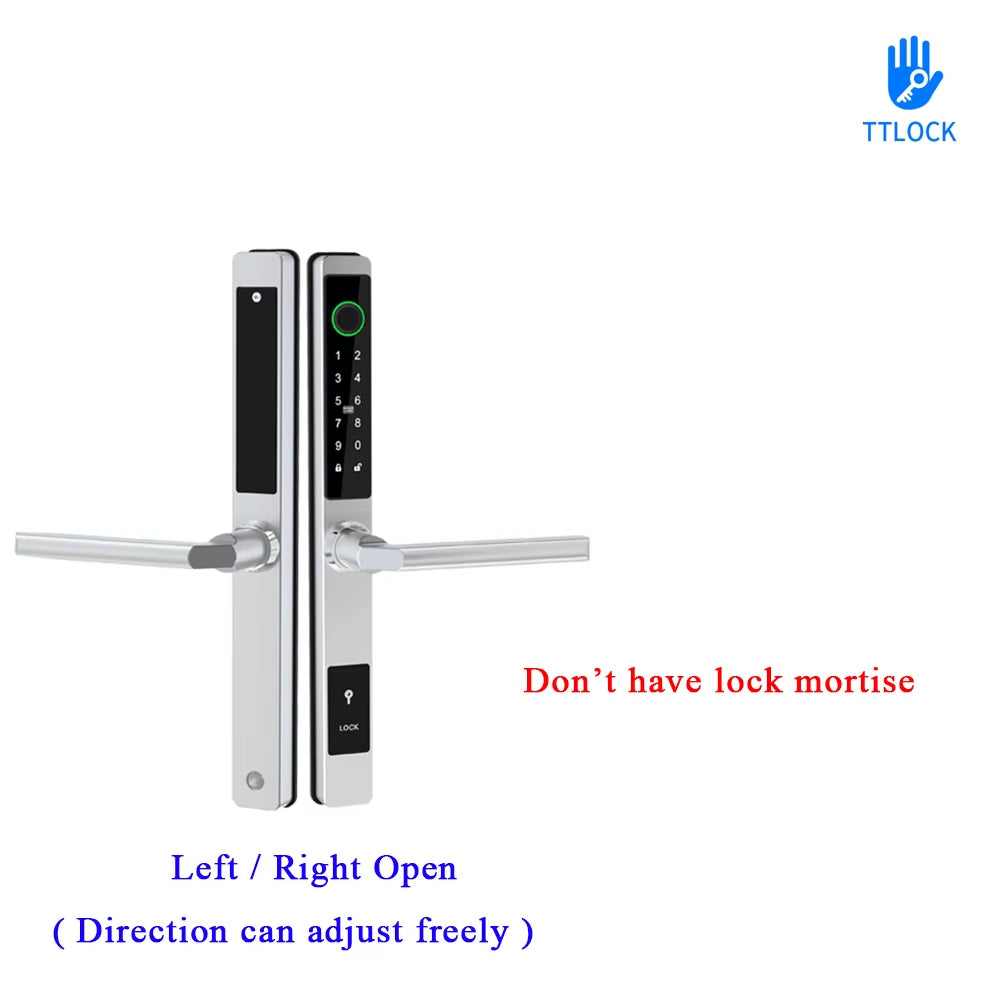 Waterproof Smart Lock – Fingerprint, Password &amp; Card Access for Sliding Doors