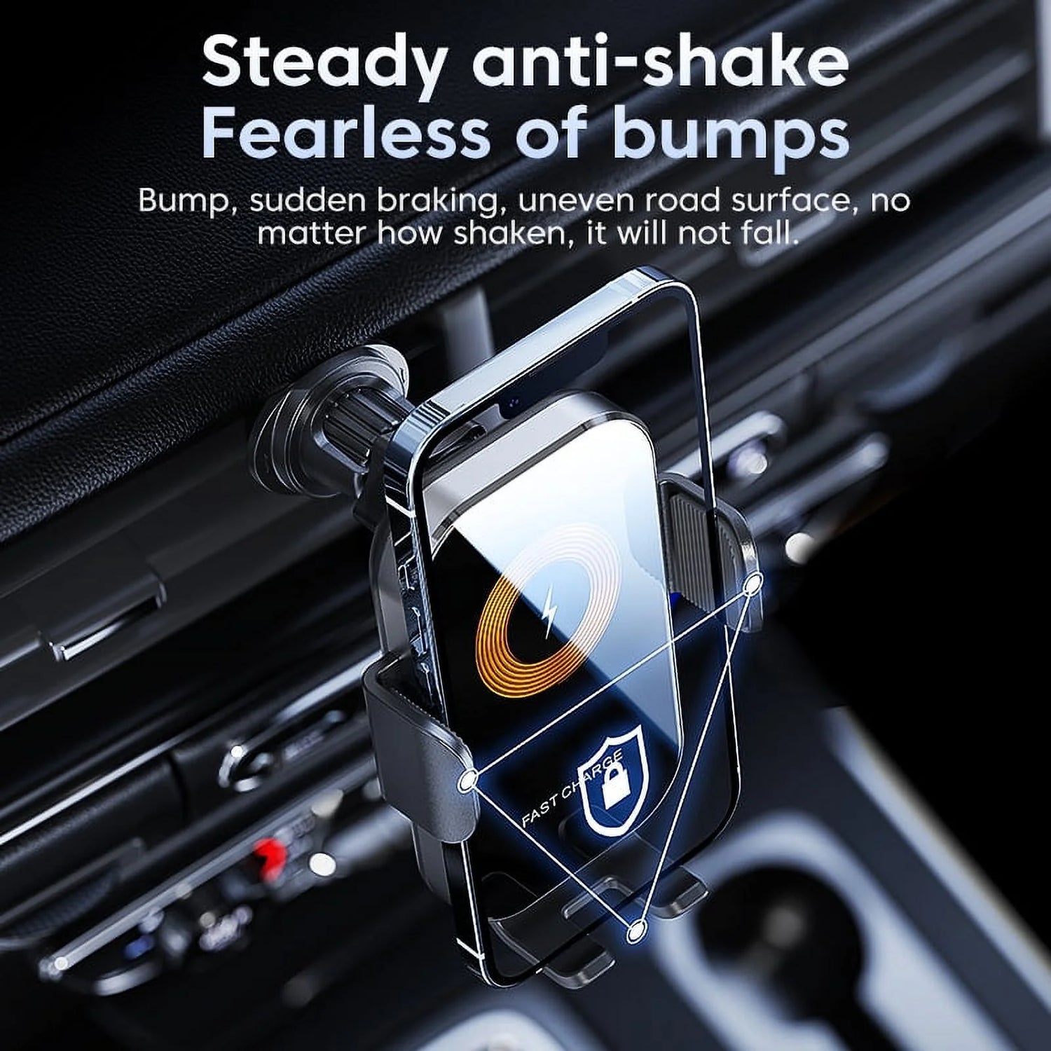 Wireless Car Charger 15W Fast Wireless Charging – Auto Phone