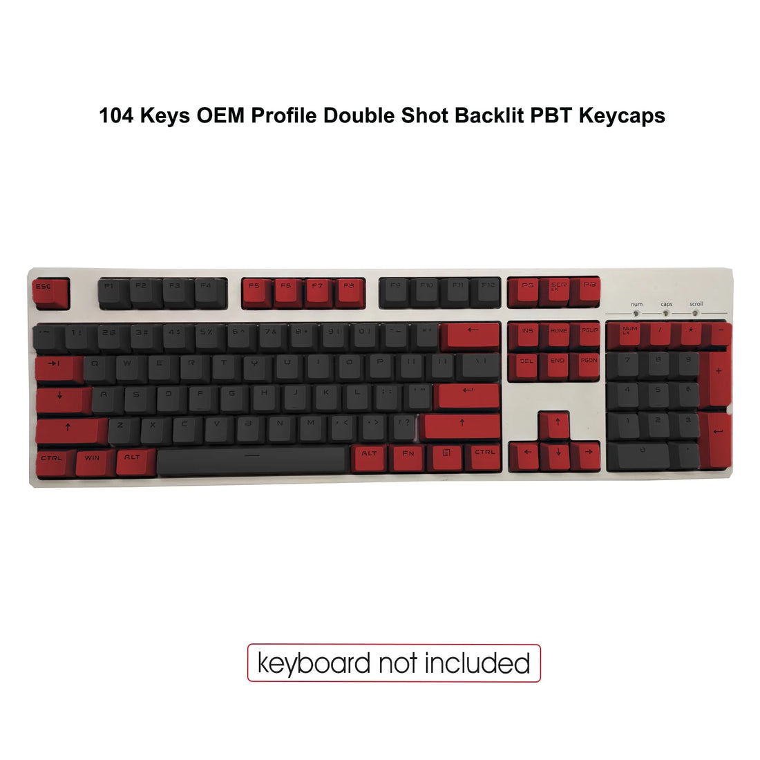 138 Keys Retro Brown Gray PBT Keycap – Mechanical Keyboard Keycap Set
