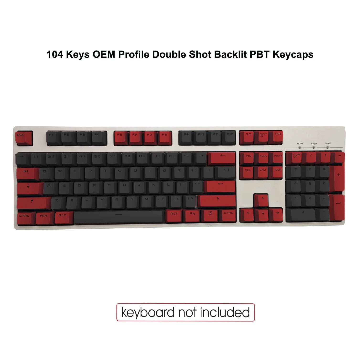 138 Keys Retro Brown Gray PBT Keycap – Mechanical Keyboard Keycap Set