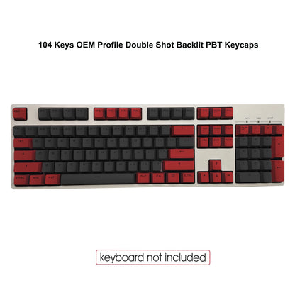138 Keys Retro Brown Gray PBT Keycap – Mechanical Keyboard Keycap Set