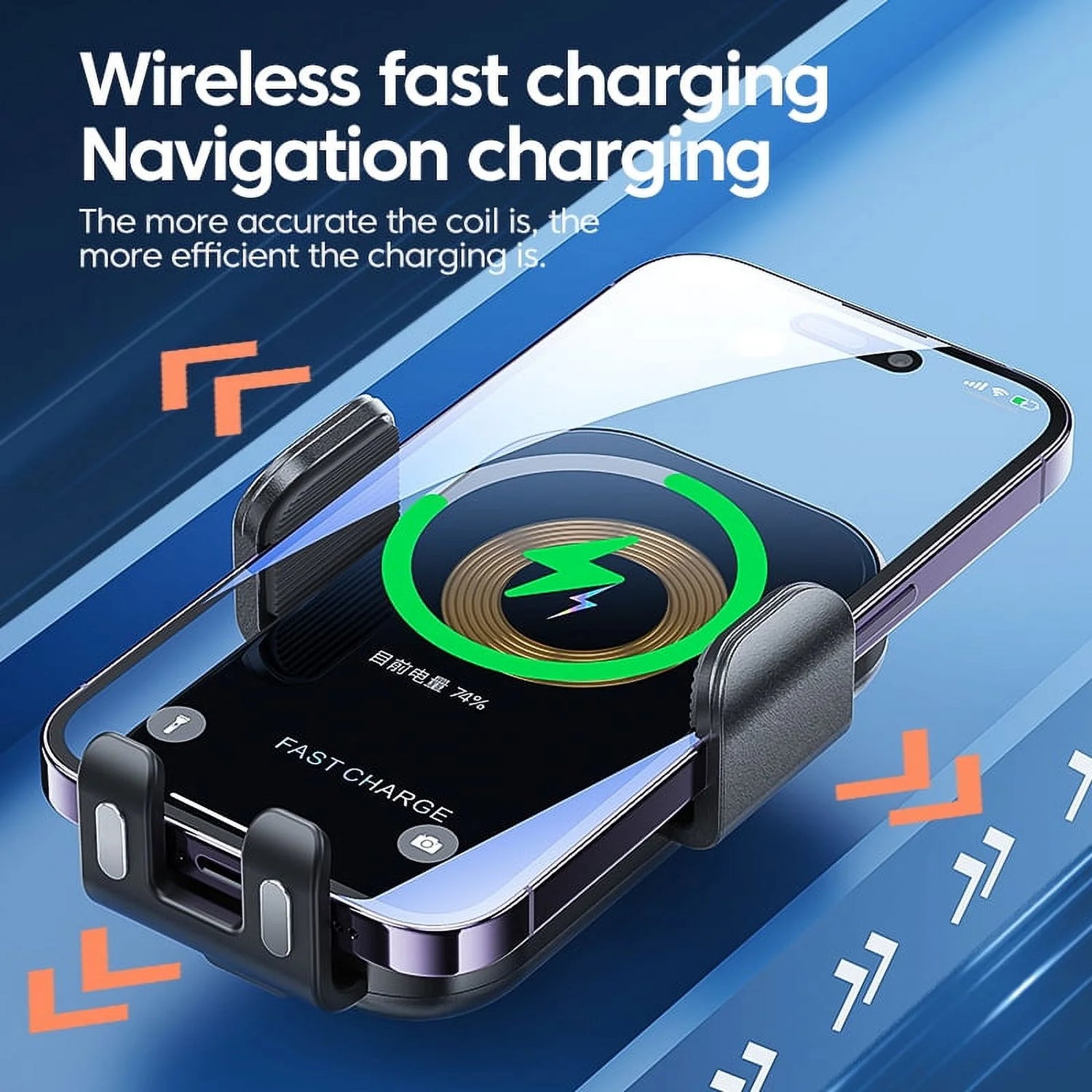 Wireless Car Charger 15W Fast Wireless Charging – Auto Phone